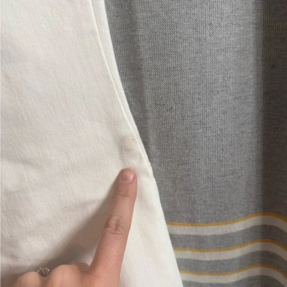 White Bell Bottom Free People jeans - Picture 4 of 6